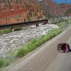 Motorritten colorado-river-road-- photo