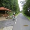 Motorritten rodopi-mountain-pass- photo